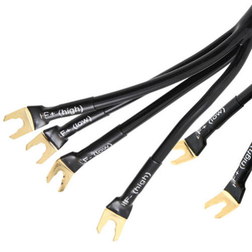 Atlas Hyper Bi-Wire 2-4 Speaker Cable (Mono) OFC Spade - 1.00m Grade C